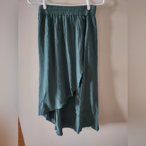NWT mbyM midi skirt, teal, size XS - Picture 1 of 3